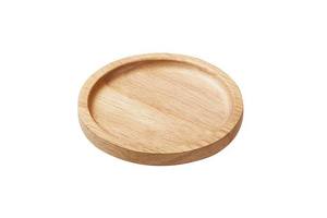 Plateau de service rond en bois poli classique et durable avec motif uni pour la cuisine, la table à manger, la table basse et la décoration de la maison - Product Image 3