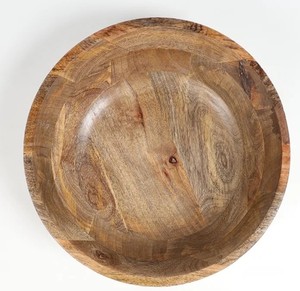 Bol en bois fait main avec motif bohème noir pour fruits et collations, vaisselle rustique pour la maison - Product Image 5