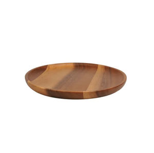 Platos de madera redondos, ideales para la decoración de mesas de comedor en el hogar y restaurantes. - Product Image 3