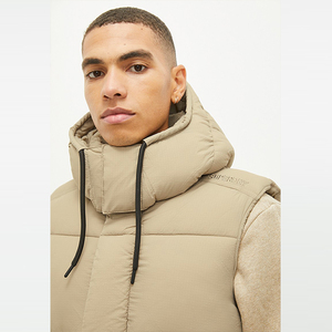 เสื้อแจ็คเก็ตผู้ชายแบบมีซิปเต็มตัว ลายพรางเคลือบผิว สำหรับชุดทางการ แบบสั่งทำพิเศษ (OEM) ไซส์ใหญ่ ทรงหลวม สวมใส่สบายในฤดูใบไม้ผลิ ดีไซน์แบบสวมหัว มีซิปที่แขนเสื้อ - Product Image 5