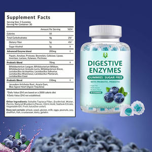 Oem Odm Enzimas Digestivas Gummies Multi Enzima Probiótico Mezcla Prebiótica Gut Wellness Soporte de Absorción de Nutrientes - Product Image 2