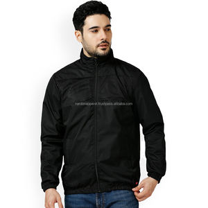 Nardon Apparel 2025 Windbreaker Regular Size <b>Track</b> <b>Jacket</b> Plain Zipper Oversized Varsity <b>Jacket</b> <b>For</b> <b>Men</b> - Product Image 4