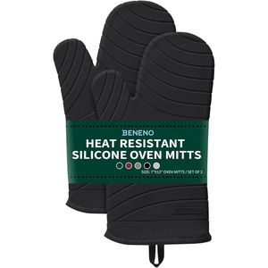 Guanti da Forno in Silicone Gratuiti con Impugnatura Antiscivolo Testurizzata, Fodera Trapuntata Confortevole, Impermeabili e Resistenti al Calore - Product Image 1