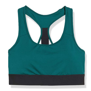 Women's Light <b>Blue</b> Printed Scoop Neck Sports <b>Bra</b> Elastic Waist Moisture Wicking Breathable Regular Custom Team Logo Summer All - Product Image 3