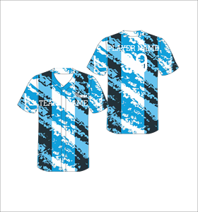 Camiseta de Béisbol Sublimada Personalizada con Botones, Uniformes de Equipo Personalizados, Ropa Deportiva Transpirable para Hombre, Camiseta de Secado Rápido - Product Image 1