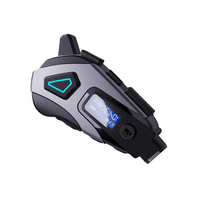 Caméra DVR avec enregistrement, Bluetooth 5.3, radio FM, casque Bluetooth universel pour moto