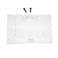 RETEKOOL Roll Bond Evaporator Pelat Paduan Aluminium untuk Sistem Pendingin Freezer Kulkas Mini Garansi 1 Tahun Kompatibel dengan R134A