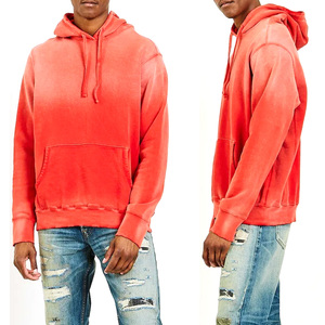 Wholesale Price Custom Logo Men's Pullover <b>Hoodie</b> Street Wear Acid Wash Sun Faded Zip Regular Fit Fleece 100% Cotton Quick Dry - Product Image 5