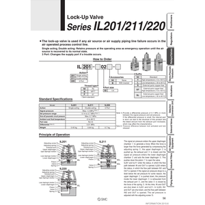 วาล์วควบคุมการล็อก IL211-02นิวเมติก SMC - Product Image 2