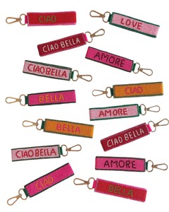 Llavero de pulsera personalizado hecho a mano, ecológico, con cuentas y lentejuelas bordadas, para Mamá, Maestra, Día de Juego, Howdy, correa para llaves y bolso - Product Image 6