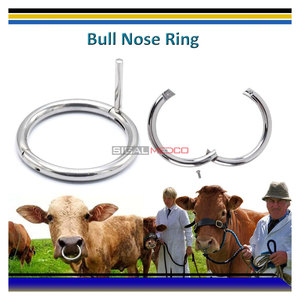Anneau nasal pour bovins en acier inoxydable, accessoire d'élevage, antirouille, surface lisse sans bavures, sûr - Product Image 4