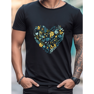 La t-shirt di san valentino da uomo in cotone 100% festeggia con stile - Product Image 6