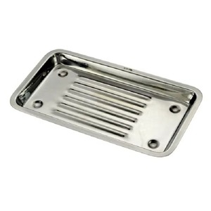 Plateau à fraises de haute qualité pour instruments chirurgicaux, 190x100x20mm, en acier inoxydable, manuel, réutilisable, par Mahfooz Instruments - Product Image 1