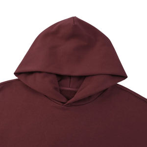 Sweat à capuche en coton uni pour homme, style américain, tendance, décontracté, avec intérieur en polaire, idéal pour l'hiver - Product Image 3