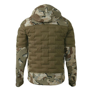 <b>Camo</b> Down <b>Jacket</b> Hooded Outdoor Hunting <b>Jacket</b> Lightweight Breathable Winter Coat for Camping Fishing - Product Image 1