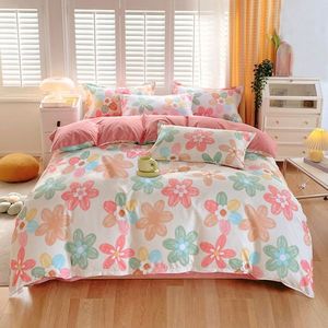 Juego de Funda Nórdica Floral Rosa de 3 Piezas para Cama King Size, con 2 Fundas de Almohada, para Dormitorio, con Diseño de Flores Rosas - Product Image 1