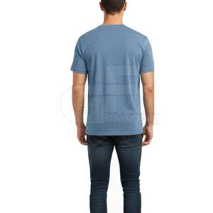 เสื้อยืดลำลองผู้ชายสุดเทรนดี้ ผลิตจากเส้นใยไม้ไผ่ เนื้อผ้านุ่ม ระบายอากาศได้ดี ทรงทันสมัยและสวมใส่สบายทุกวัน - Product Image 2