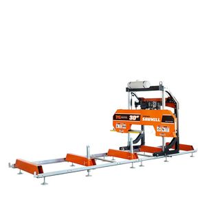 Segheria Portatile TMG PSM30 con Motore da 14 HP, Larghezza Lama 28'', Lunghezza Tronco 12FT, Lunghezza Banco di Lavoro 14.5FT, Macchinario Forestale - Product Image 4