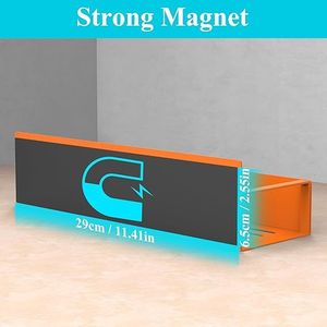 Set di 4 Organizzatori Magnetici Arancioni per Spezie, Perfetti per Frigorifero e Forno - Product Image 6