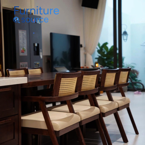 Silla de comedor cómoda funcional con estructura de madera Silla de comedor moderna para apartamentos Casas Hoteles Fabricante de Vietnam - Product Image 1
