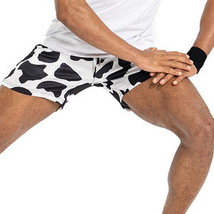 Pantalones Cortos Deportivos de Corte Regular con Cordón en la Cintura, 100% Poliéster, Estilo Urbano, Color Personalizado, en Oferta - Product Image 5