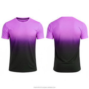 Camiseta Deportiva para Hombre, Corte Regular, Logotipo de Marca Personalizado, Alta Elasticidad, 100% Algodón, Secado Rápido, para Entrenamiento - Product Image 5