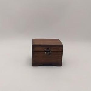 Minimalist wooden jewelry storage for dresser High end wooden gift box with lid - Product Image 2