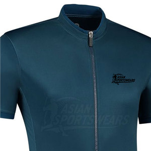 Maillot de cyclisme premium avec coupe ajustée, tissu 100 % polyester à séchage rapide pour la performance cycliste sur route des hommes - Product Image 6