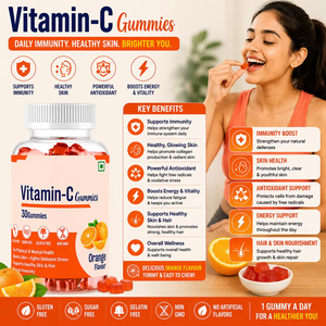Gomitas de Vitamina C Premium OEM ODM para Hombres y Mujeres, Gomitas de Vitamina C Natural para el Sistema Inmunológico, la Salud de la Piel y su Bienestar - Product Image 3
