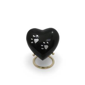 Luxury Metal Drop Pet <b>Urn</b> Cremation Keepsake Box Indian Handcrafted for <b>Cat</b> Ashes Home Display Export Quality - Product Image 5
