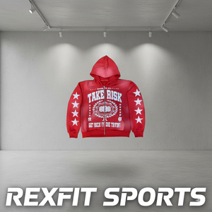 Sweat à capuche zippé en coton épais délavé style streetwear, molleton bouclette 400 GSM, impression sérigraphique - Product Image 3