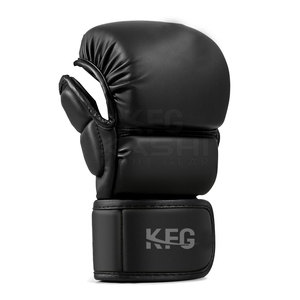 Guantes de Piel para Kick Boxing y MMA, Ajustables, Transpirables, que Absorben la Humedad, para Entrenamiento Físico y de Fuerza - Product Image 2