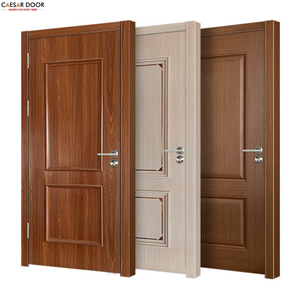 Stylish Prehung MDF Wooden Entry Room Door Contemporary Anti-Warping Reinforced Core Soundproof Energy Efficient Wooden Doors - Product Image 3