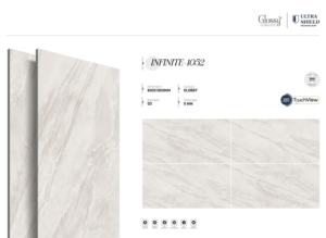 Azulejos de porcelana brillante con aspecto de piedra de lujo, 800x1600, 1200x1800, 750x1500 mm, baldosas de gran formato para decoración de interiores de alta gama. - Product Image 3