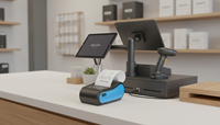Imprimante thermique portable POS Sudex JP-M3 58 mm haute vitesse pour reçus et tickets, idéale pour la gestion des stocks en supermarché