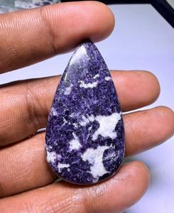 <b>Top</b> Quality Natural Lepidolite Cabochon Mix Shape Wholesale Bulk Loose Gemstone For Making Silver Handmade Dangle <b>Earring</b> - Product Image 4