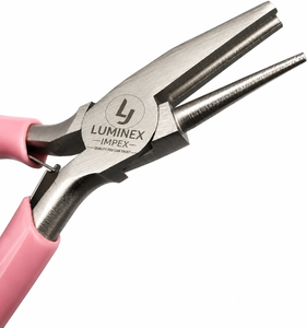 LUMINEX IMPEX LUB=113 <b>Long</b> <b>Nose</b> Stainless Steel Lightweight Smooth Work Jewelry Making Polishing Pliers for DIY Bracelet Making - Product Image 5