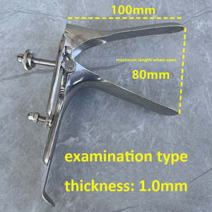 Espéculo Ginecológico Manual Reutilizable de Acero Inoxidable, Instrumento Quirúrgico Plateado, Herramienta de Examen Médico para Hospital, BY ZUOL - Product Image 3