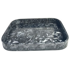 Bandeja de resina epoxi para servir y almacenar, ideal para regalos festivos especiales de Ramadán, la mejor bandeja de resina para mesa, artículos de resina para el hogar y la cocina. - Product Image 1