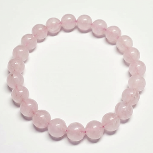 Natural Rose Quartz 8mm Round Gemstone <b>Stretch</b> <b>Bracelet</b> Crystal Beaded <b>Bracelet</b> Wholesale Supply - Product Image 3