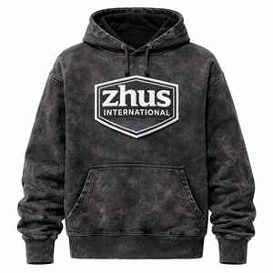 Services OEM ODM à prix de gros : Sweats à capuche décontractés à manches longues en coton vierge pour hommes, style vintage délavé à l'acide, en vente - Product Image 1