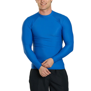 Camiseta de Compresión Ligera de Alta Calidad, Manga Larga, Secado Rápido, Transpirable, Anti-UV, con Spandex/Nylon en la Parte Delantera - Product Image 1