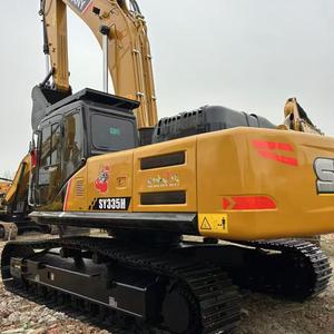 Excavadora de cadenas SANY 335H usada de 33 toneladas, tamaño grande, 90% nueva, con motor y bomba originales, cucharón de 1.85m, 212kw de potencia, en venta. - Product Image 1