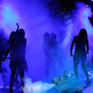 500W Colorful Smoke Machine with 8Pcs LEDs 5 Lighting Effects 3 Level Brightness 2000CFM Fog Machine Dry Ice Product Category - Product Image 6