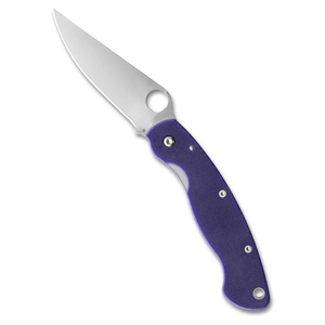 Cuchillos Plegables Profesionales con Mango Texturizado Morado, Hoja Afilada de Acero Inoxidable, Clip de Bolsillo y Apertura Manual para - Product Image 3