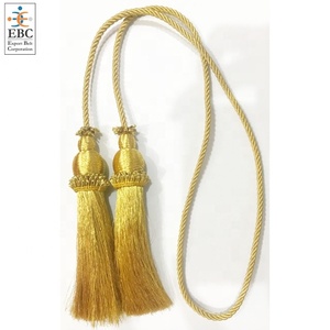 Cordon pectoral de clergé, évêque, avec pompon en fil de coton, 32 pouces, type d'origine du matériau, taille en pouces, échantillon, modèle, croix, corde - Product Image 2