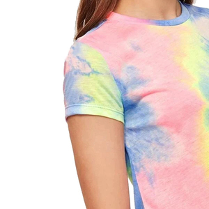 Camiseta Corta Tie Dye para Mujer, Nueva Colección 2026, Mejor Calidad, Precio Económico, Camiseta Corta Tie Dye para Mujer en Venta - Product Image 5