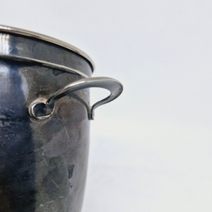 Modern Stainless Steel <b>Ice</b> Bucket Grery Color Handle Insulated Round <b>Cooler</b> for Party Beverage Tub Minimalist Design Supplies - Product Image 2