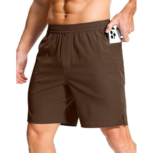 <b>Anti</b> Odor Treated Fabric With Moisture Wicking Properties Flat Lock Seams Prevent <b>Chafing</b> Zippered Back Pocket Secure Gym <b>Shorts</b> - Product Image 1