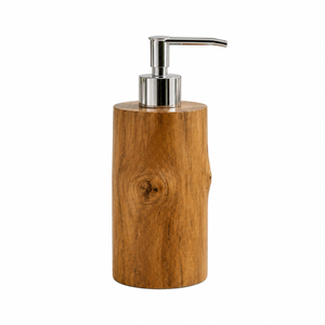 ARTERRA Premium Teak Eco-Friendly Modern Bathroom Accessories Set Soap Dispenser Toothbrush Holder Toilet <b>Brush</b> for Villa - Product Image 1